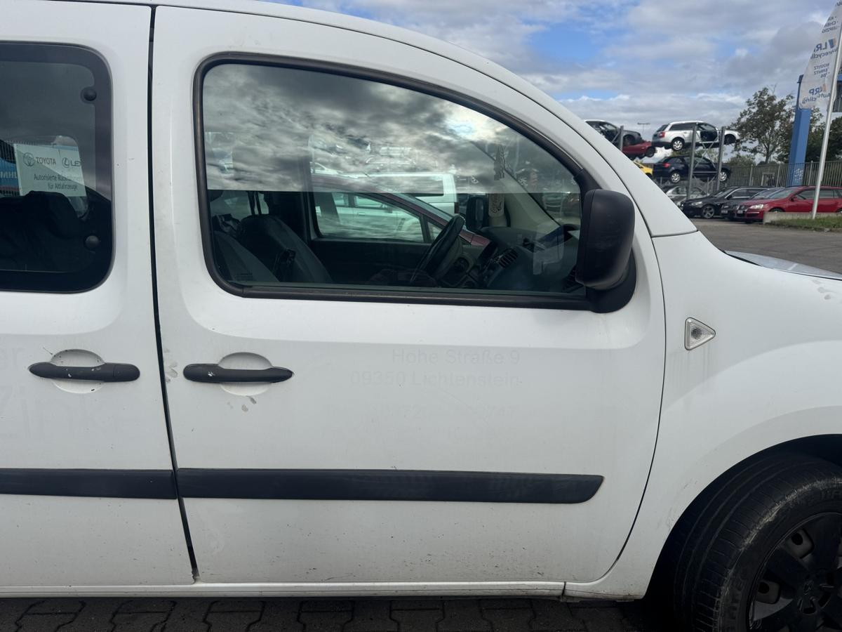 Renault Kangoo 2 original T&uuml;r vorn rechts Wei&szlig; Rohbau Bj.2008